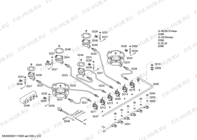 Схема №2 T2874S0NL Neff с изображением Соединительный кабель для электропечи Bosch 00427768
