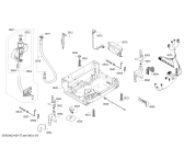 Схема №4 S41D50W1EU с изображением Панель управления для посудомойки Bosch 00742322