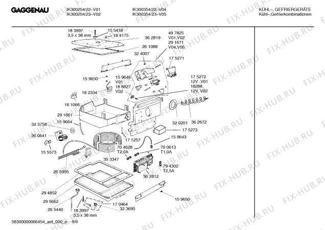 Схема №5 IK300254 с изображением Льдогенератор для холодильника Bosch 00497825