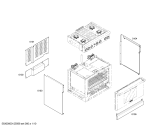 Схема №9 PRG364EDG с изображением Боковая часть корпуса для электропечи Bosch 00478920