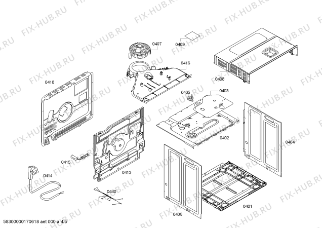 Схема №3 HBA23B223E horno.BO.2d.b2.E0_CIF.f_glass.blanco с изображением Внешняя дверь для электропечи Bosch 00688974