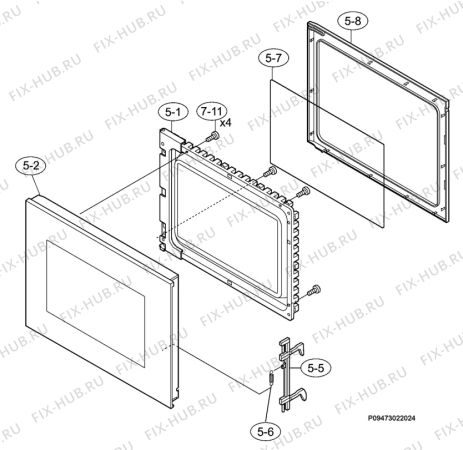 Взрыв-схема микроволновой печи Aeg Electrolux MC1761EM - Схема узла Section 3