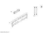 Схема №5 SN46T593SK с изображением Передняя панель для посудомойки Siemens 00705013