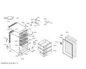 Схема №1 GSL11425GB Exxcel с изображением Столешница для холодильника Bosch 00443880