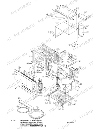 Схема №1 JMW1061S с изображением Электролампа для свч печи Electrolux 50285863002