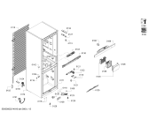 Схема №3 KGE39VI4A Bosch с изображением Дверь морозильной камеры для холодильника Bosch 00777988