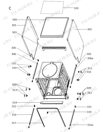 Схема №5 ADG 925 с изображением Уплотнитель (прокладка) для электропосудомоечной машины Whirlpool 482000097032