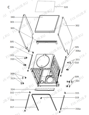 Схема №5 ADG 925 с изображением Запчасть для посудомойки Whirlpool 482000097057