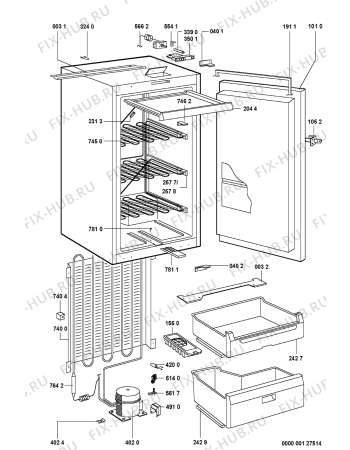 Схема №1 GKI 9051/3 с изображением Ящичек для холодильника Whirlpool 481241828074