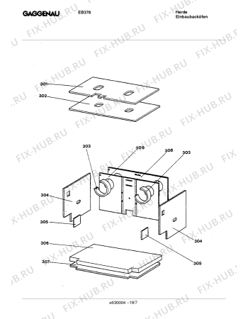 Схема №13 EB378110 с изображением Нагревательный элемент для плиты (духовки) Bosch 00292559