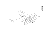 Схема №5 3HW459X с изображением Модуль управления, незапрограммированный для плиты (духовки) Bosch 00674178