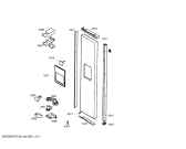 Схема №10 KFU5755 с изображением Декоративная планка для холодильника Siemens 00235566