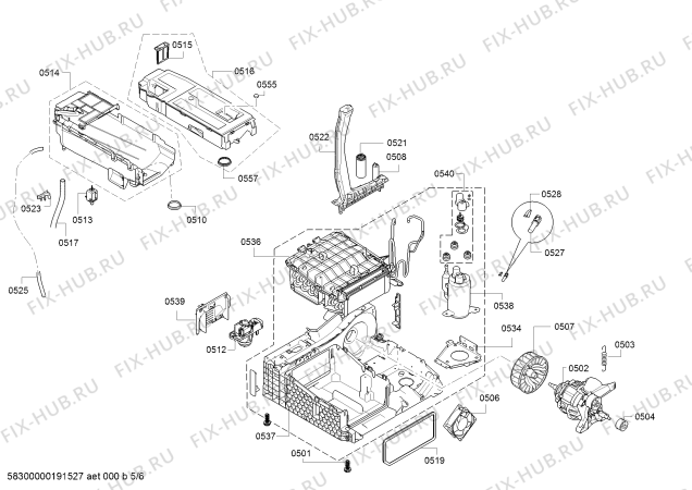 Схема №5 WTW854I7SN SelfCleaning Condenser с изображением Силовой модуль запрограммированный для электросушки Bosch 00638103