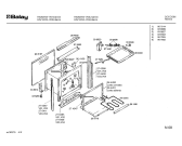 Схема №4 LH524 с изображением Корпус для духового шкафа Bosch 00094954