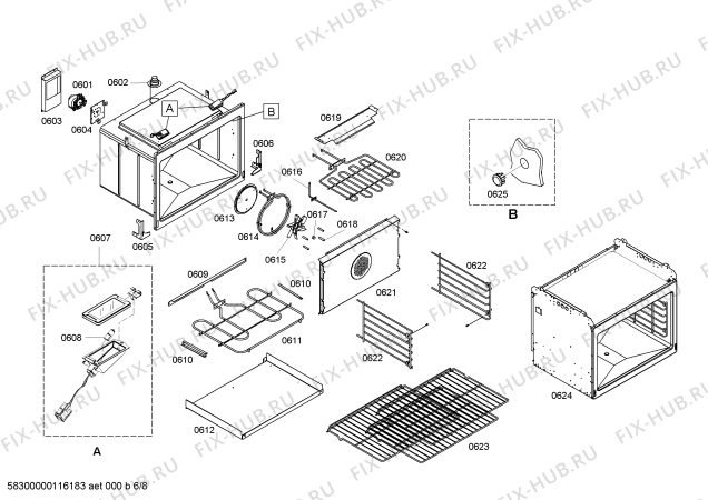 Схема №8 C302BS с изображением Плата для плиты (духовки) Bosch 00473699