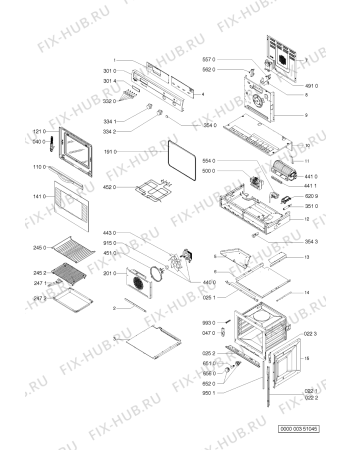 Схема №1 AKP 510/WH с изображением Переключатель для духового шкафа Whirlpool 481941129131