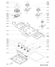 Схема №1 AKA 6422/IXL с изображением Монтажный набор для плиты (духовки) Whirlpool 481010650156