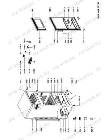 Схема №1 DD 190 884 583 с изображением Дверка для холодильника Whirlpool 481241618368