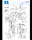 Схема №1 BCO261N с изображением Элемент корпуса для электрокофеварки DELONGHI 5913210501