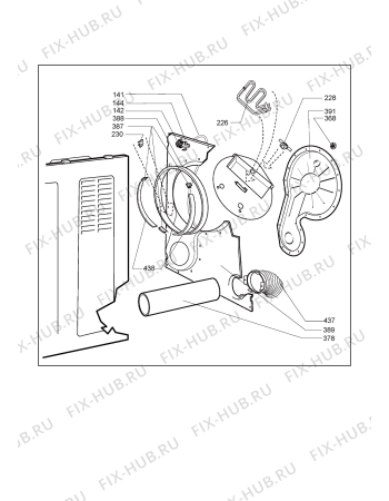 Схема №2 031236A15192 - C36AW с изображением Декоративная панель для электросушки Whirlpool 482000007841