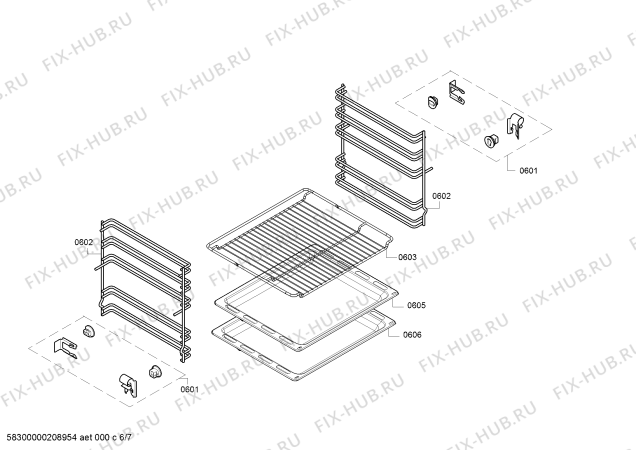Схема №3 CH9M10H20Y с изображением Панель управления для плиты (духовки) Bosch 11025585