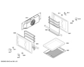 Схема №3 3HB549X с изображением Блок подключения для плиты (духовки) Bosch 00615968