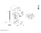 Схема №3 KD39VX40 с изображением Дверь для холодильника Siemens 00249442