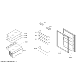 Схема №2 K1544X0FF с изображением Поднос для холодильника Bosch 00448312
