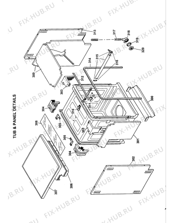 Схема №3 DWF61YS (F035576) с изображением Ручка регулировки (кнопка) для посудомоечной машины Indesit C00211338
