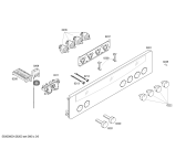 Схема №5 E3422N0 MEGA 3422N с изображением Панель управления для электропечи Bosch 00666974