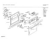 Схема №3 0730301569 GS25RA/1 с изображением Панель для посудомоечной машины Bosch 00114623