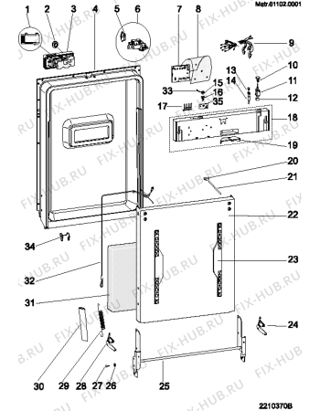 Схема №3 DI6 (F029930) с изображением Инструкция по эксплуатации для посудомойки Indesit C00098757