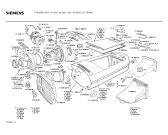 Схема №1 VS3200 с изображением Корпус для мини-пылесоса Siemens 00104997