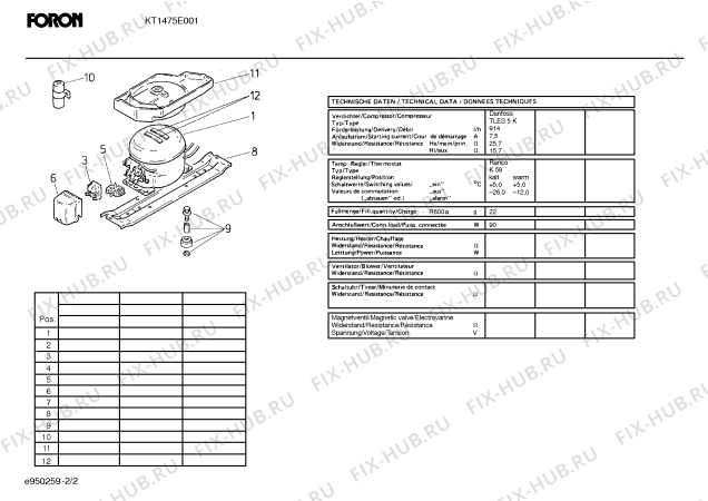 Схема №1 KTL5103 с изображением Цокольная панель для холодильника Bosch 00119169