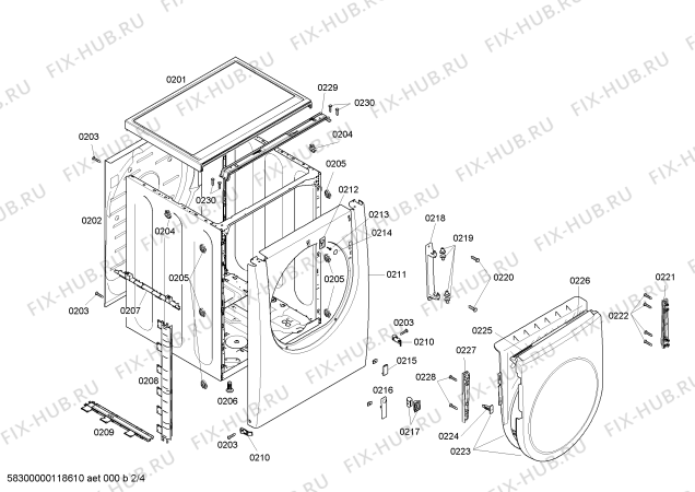 Взрыв-схема сушильной машины Bosch WTMC1301US Nexxt 100 Series - Схема узла 02