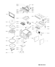 Схема №1 AMW 836/IX с изображением Запчасть для микроволновки Whirlpool 481010817570