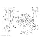 Схема №6 SGU57M02SK с изображением Передняя панель для посудомойки Bosch 00442164