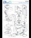 Схема №1 EC 270 с изображением Провод для электрокофемашины DELONGHI 5013276039