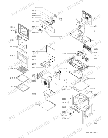 Схема №1 AKZ131/AV с изображением Панель для духового шкафа Whirlpool 481245319536