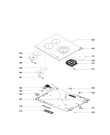 Схема №1 KIC633TBSP (F074345) с изображением Запчасть для плиты (духовки) Indesit C00292670