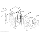 Схема №5 1KWF81425C KWF81425 с изображением Наклейка для стиральной машины Bosch 18010218