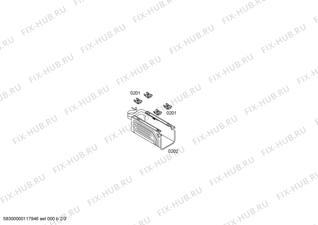 Схема №3 4FN3211B с изображением Поднос для холодильника Bosch 00443495