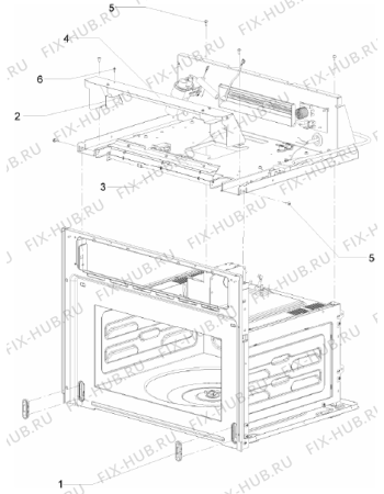 Взрыв-схема микроволновой печи Gorenje CBM9000E (166661, BT32CF2) - Схема узла 05