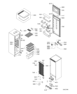 Схема №1 ARC 4170 AL с изображением Дверь для холодильника Whirlpool 481241619542