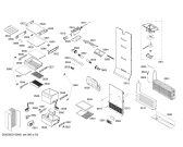 Схема №4 KAD62S20SD с изображением Дверь для холодильной камеры Bosch 00248080
