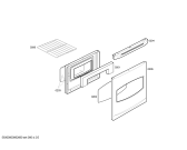 Схема №3 FSF11H64EA ASTRA I (Guatemala) с изображением Ручка двери для плиты (духовки) Bosch 00434694