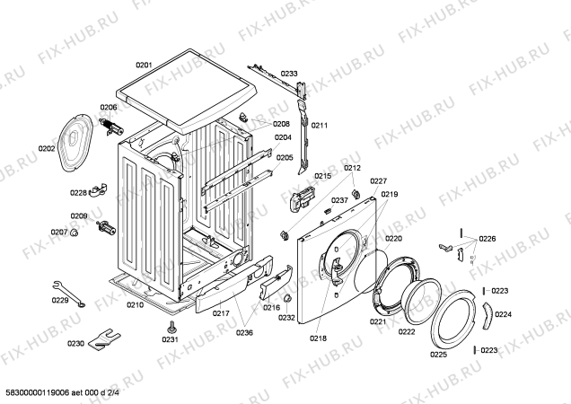 Схема №3 WM12E460TH с изображением Панель управления для стиралки Siemens 00661809