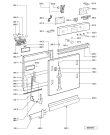 Схема №1 ADG 8536 WH с изображением Панель для посудомоечной машины Whirlpool 481245372901