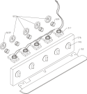 Схема №1 4CGX340N (187695, P51A1-N3NTD) с изображением Лимб (диск) для духового шкафа Gorenje 188736