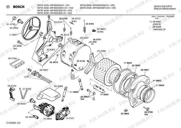 Схема №4 WFM3030DC WFM3030 с изображением Вставка для ручки для стиралки Bosch 00094338